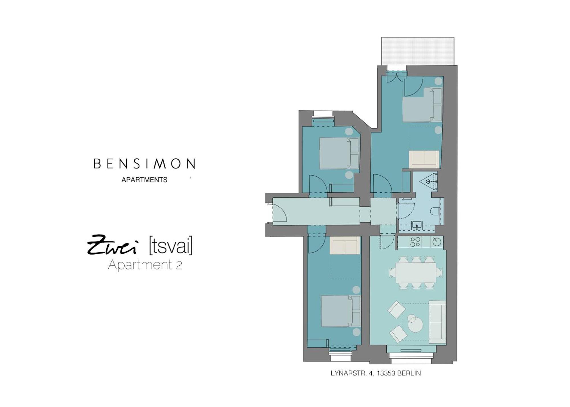 Bensimon Apartments Mitte/Wedding Berlin Ruang foto